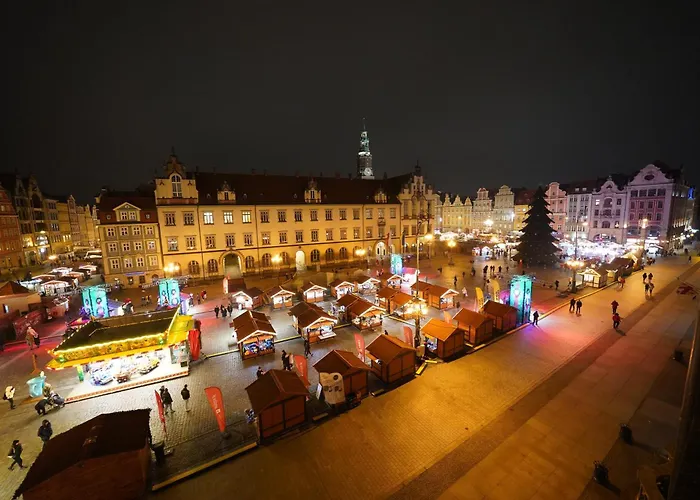 Rynek 3 Main Market Square Wrocław, Polska