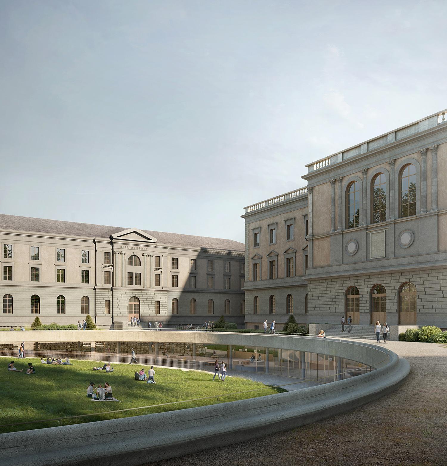 Restoration and extension of Geneva Library, Studio Alberto ...